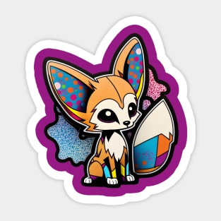 Fennec Fox Sticker